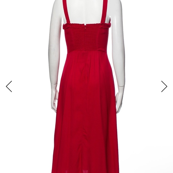 Reformation Red Midi Dress - Picture 4 of 4